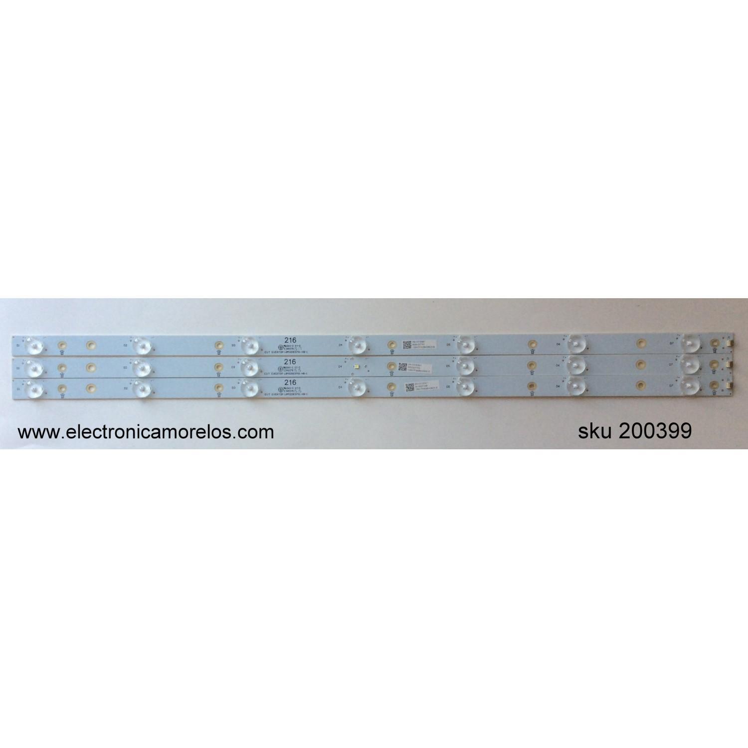 KIT DE LED PARA TV / TPV TPT315B5-EUJFFE REV:S1G / LBM320E0701-WB-1 / 135N7P39SBADE2X-E / MODELO E32-C1 